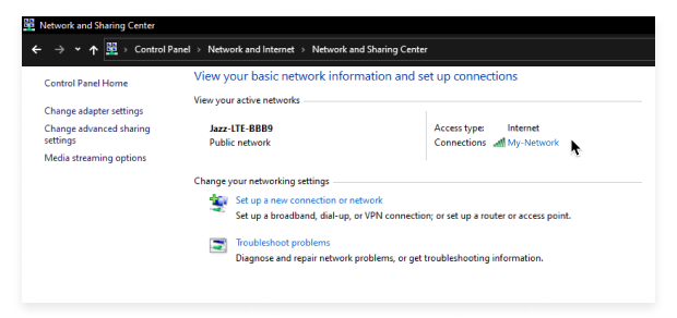 How to Check WiFi Signal Using Control Panel Step 3